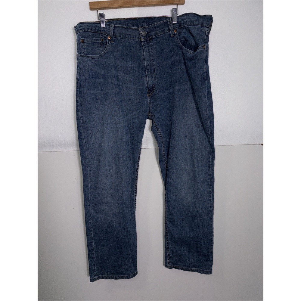 Levi's‎ 559 Relaxed Straight Fit Rugged Blue Denim Jeans Mens Sz 42 x 30